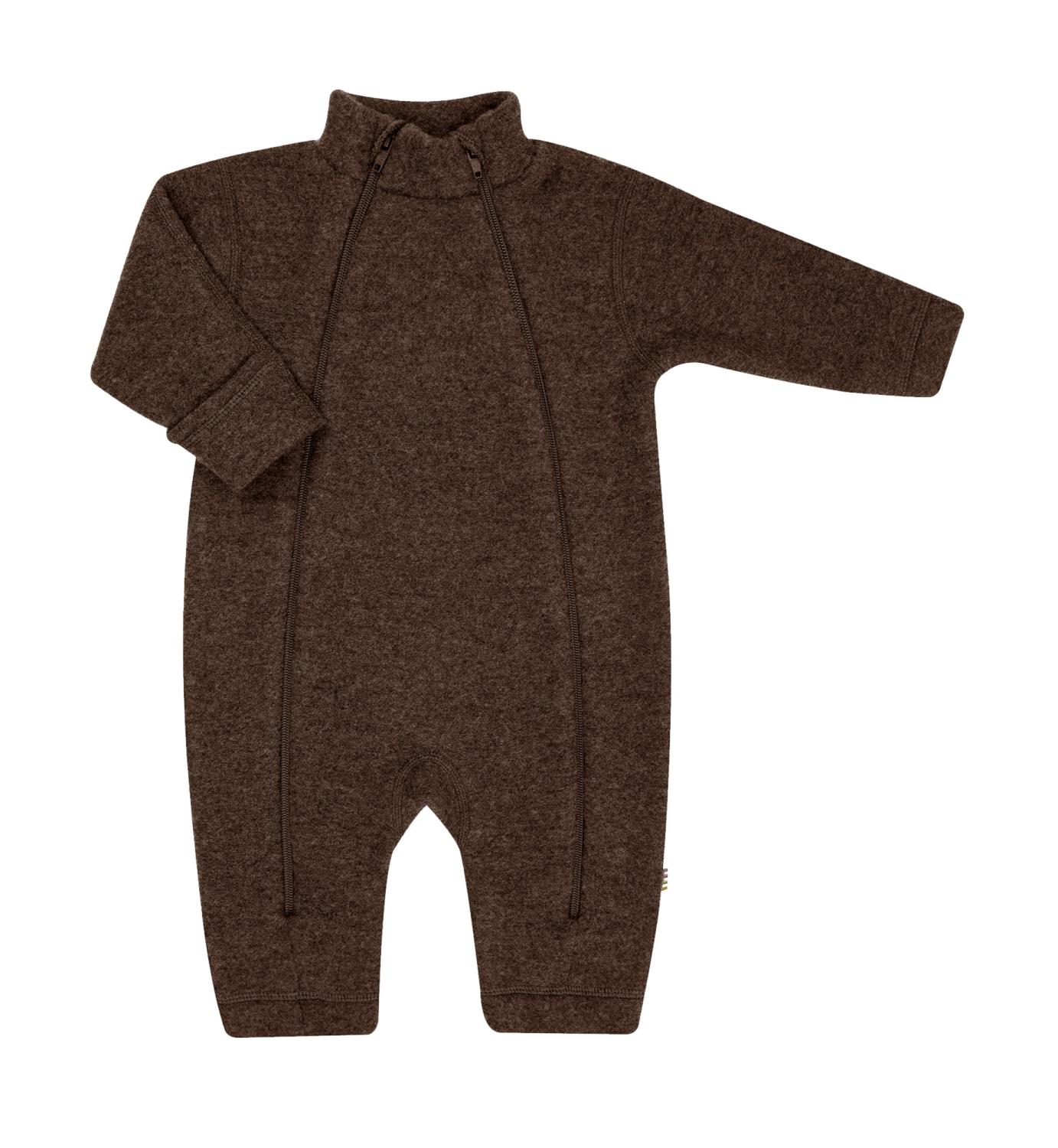 Joha Ullfleece Jumpsuit 2in1 Mørk Brun