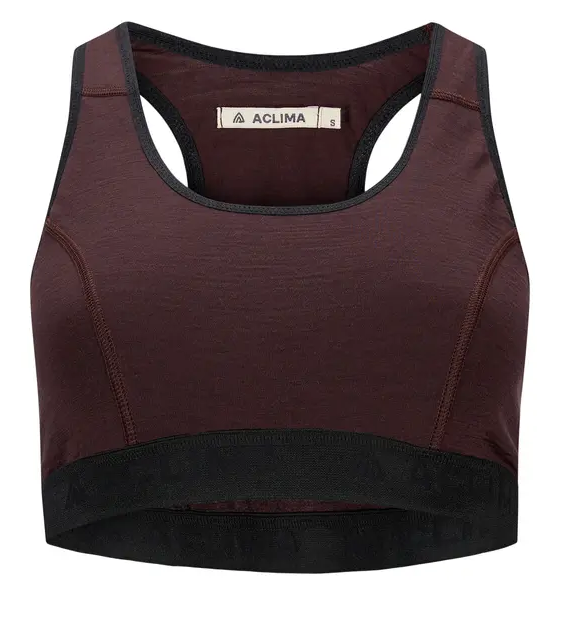 Aclima LightWool 180 Sports Top W Chocolate Plum