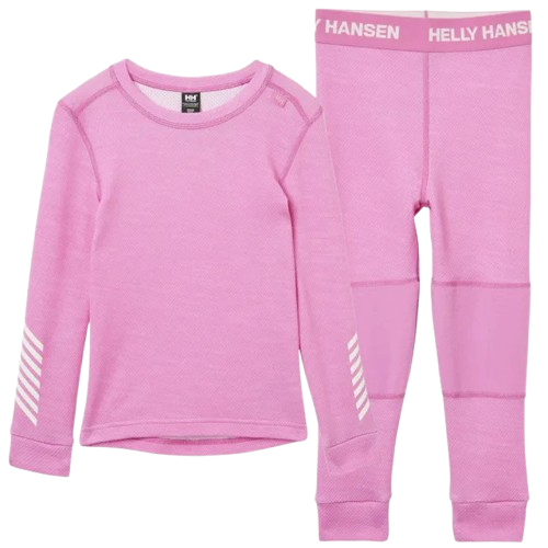 Helly Hansen K LIFA MERINO SET Meta Pink