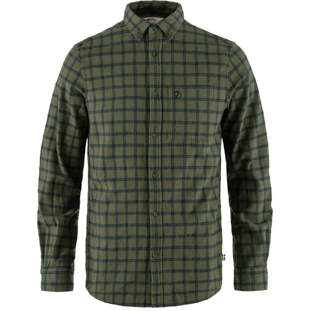 Fjellreven Övik Flannel Shirt Men Laurel Green
