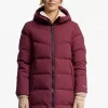 Twentyfour Mode Maya Down Parka Women Burgundy