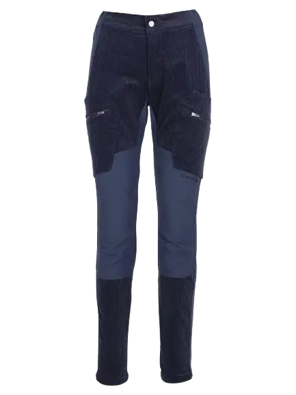 Twentyfour Aurora Shape Cordbukse Marine