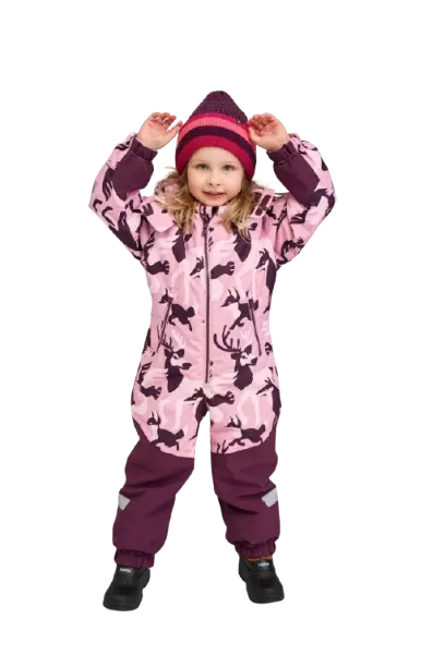 Reimatec Kurikka Vinterdress Grey Pink