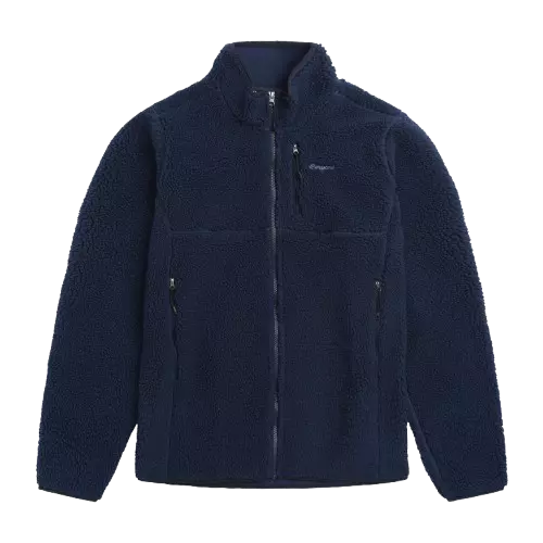 Bergans Lunnan Pile Fleece Jacket Men Navy