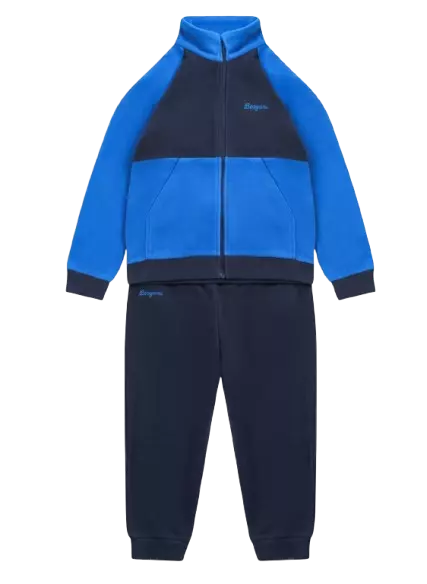 Bergans Lilletind Fleece Set Kids Olympic Blue