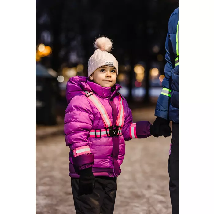 Reflekssele m/2stk. Arm/leg bånd Pink Junior