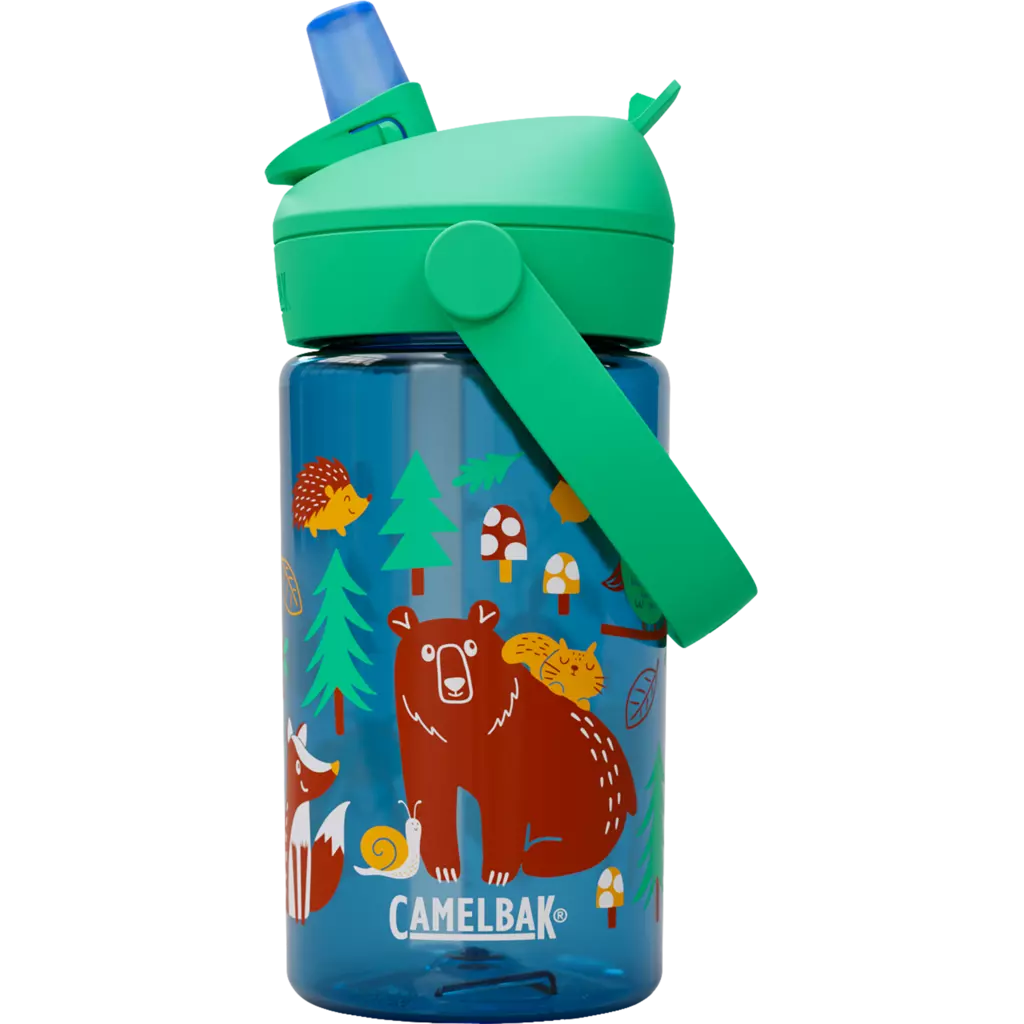 Camelback Drikkeflaske Thrive Flip Straw Kids Friendly Forest 0,4L