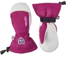 Army Leather Heli Ski Jr Mitt Fuchsia