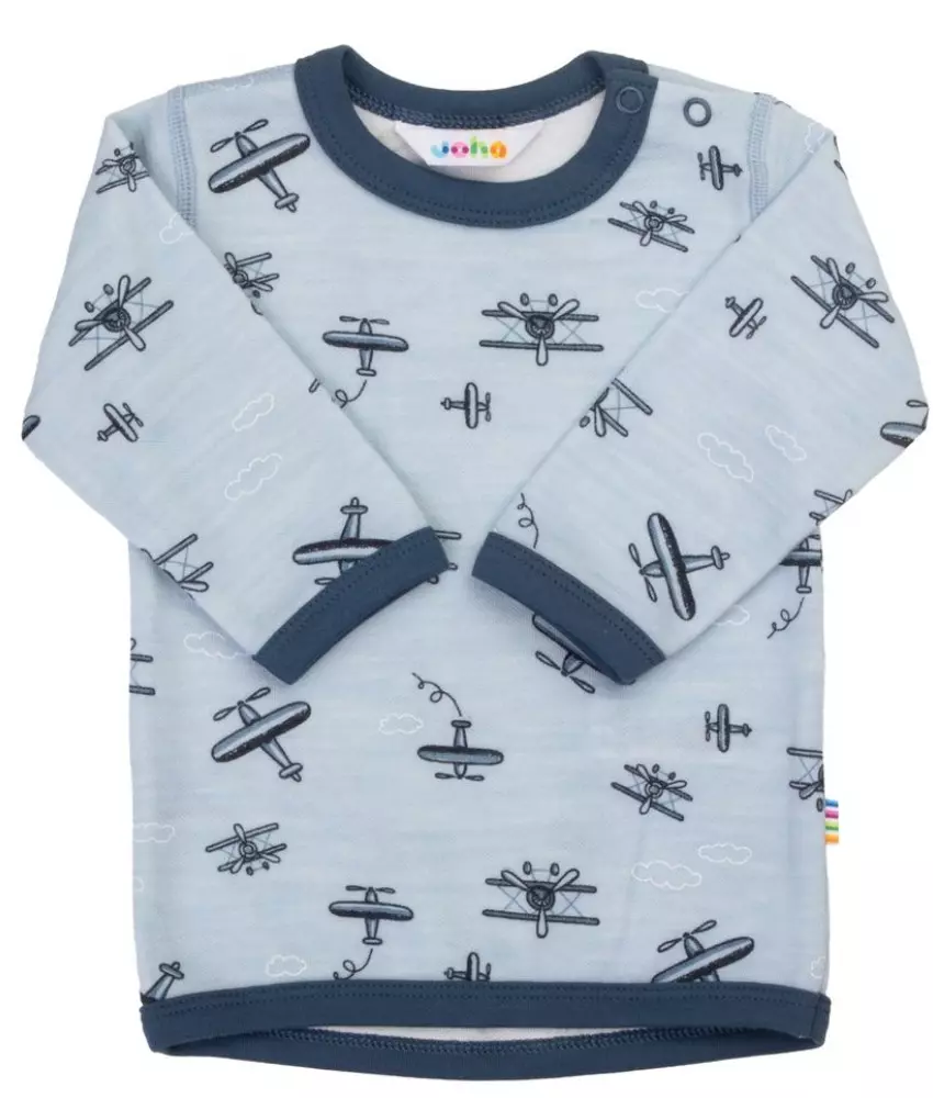 Joha Blouse w/long sleeves Propellfly Light Blue