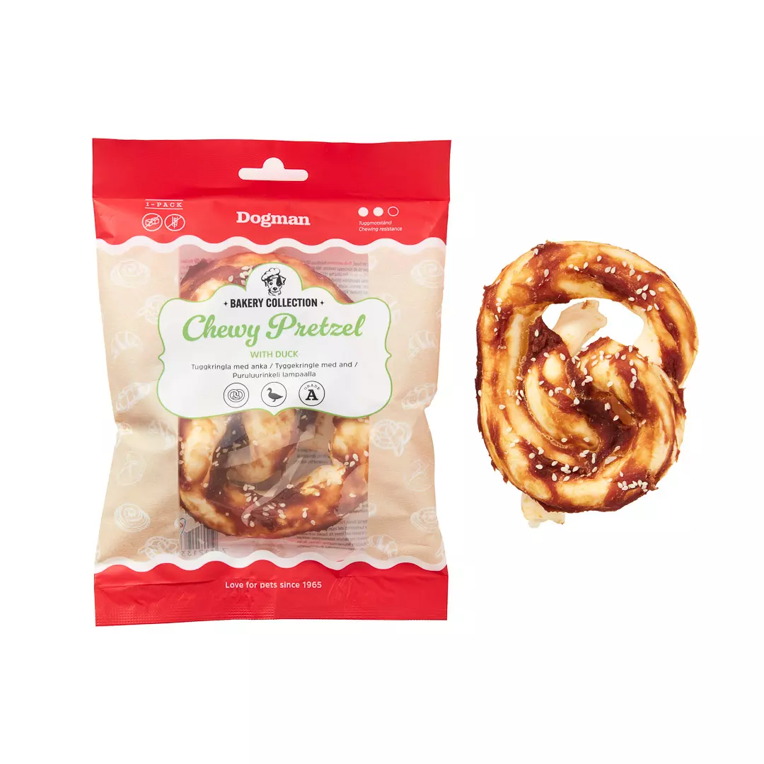 Dogman Tyggekringle med And 12,5cm