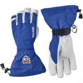 Hestra Army Leather Heli Ski 5 finger Royal blue