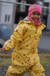 Kattnakken Heilårsregndress Hagl Bananskum