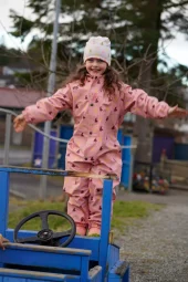 Kattnakken Heilårsregndress Hagl Rosa Krystall