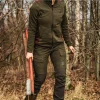 Härkila Scandinavian bukser Women Willow green/Deep Brown