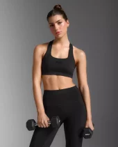 2XU Form Racerback Impact Bra Mid Support Black