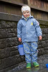 Kattnakken Regnsett Plask Mjuk Blå