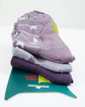 Kattnakken Ullsokkar 3pk Fiol