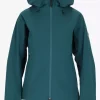 Twentyfour Venture 3L Skalljakke Dame Mørk Grønn