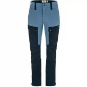 Fjellreven Keb Trousers Curved Women Dark Navy-Dawn Blue