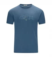 LightWool 140 Classic Tee Salmon Men Blue Fusion