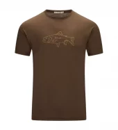 LightWool 140 Classic Tee Salmon Men Dark Earth