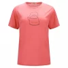 Aclima LightWool 140 Classic Tee Kettle Womens Sun Kissed Coral