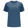 LightWool 140 Classic Tee Sunset W Blue Fusion