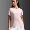 2XU Aero Mesh Tee Womens Pink Frost