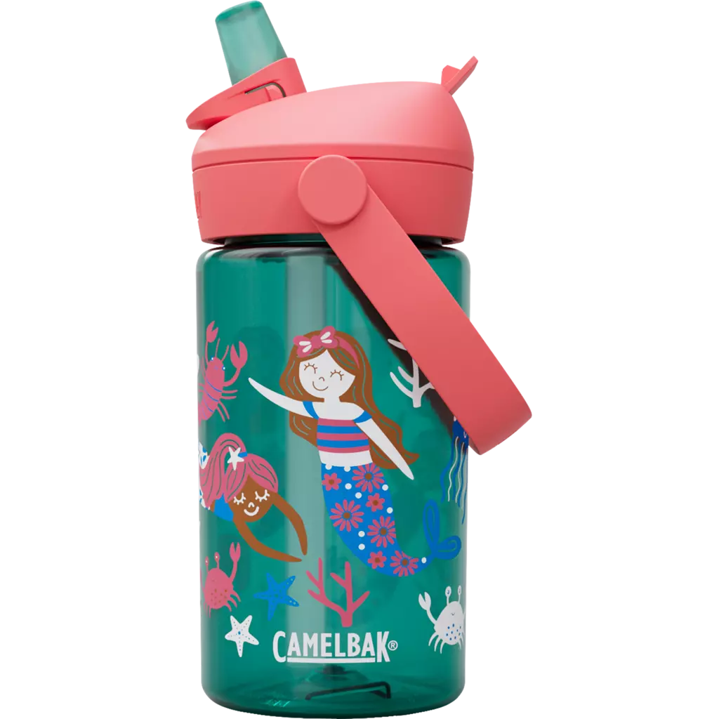 Drikkeflaske Thrive Flip Straw Kids Mermaid Friends 0.4L