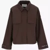 Twentyfour Mode Trench Jakke Dame Mørk Brun