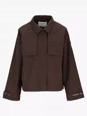 Twentyfour Mode Trench Jakke Dame Mørk Brun