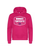 Norges Tøffeste Hoodie Rosa