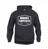 Norges Tøffeste Hoodie Svart Barn