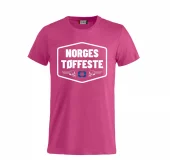 Norges Tøffeste Barn Rosa T-shirt