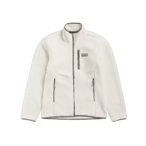 Bergans Lunnan Pile Fleece Jacket Women Vanilla White