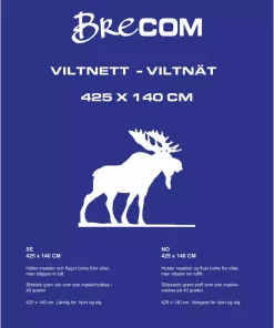Brecom viltnett. Elg 425x140 cm