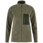 Fjellreven Kaipak Fleece Womens Laurel Green Deep Forest