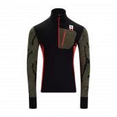 Aclima WarmWool Lars Monsen Polo Men Tarmac Femunden