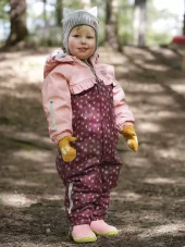 Kattnakken Vinterregndress Baby Pytt Rosa Krystall