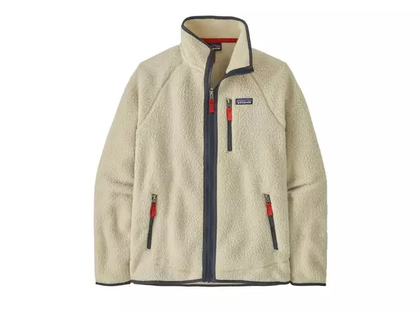 Patagonia Men Retro Pile Jkt Pelican w/Smolder Blue
