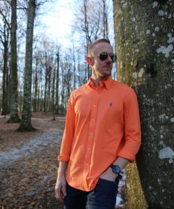 Polo Ralph Lauren Mesh shirt - Orange