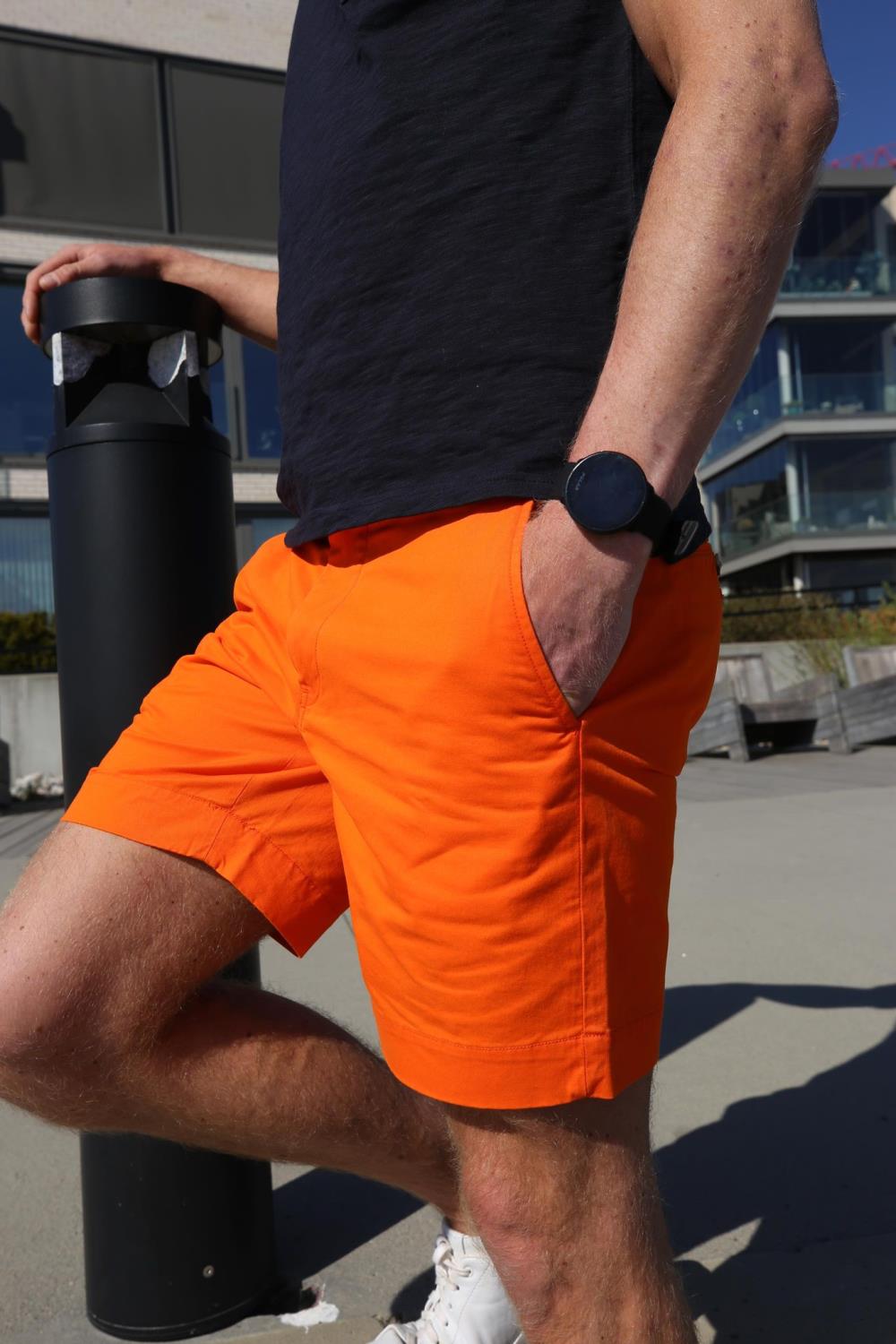 Polo Ralph Lauren shorts stretch straight fit - Orange