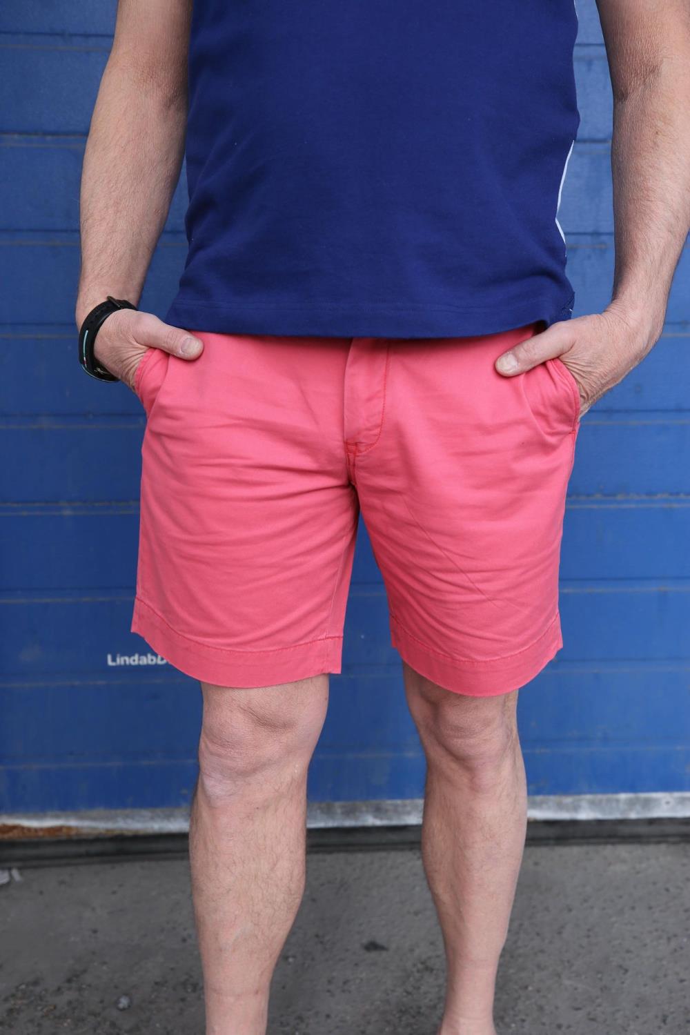 Polo Ralph Lauren shorts stretch straight fit - Rød