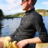Polo Ralph Lauren linskjorte slim fit - Svart