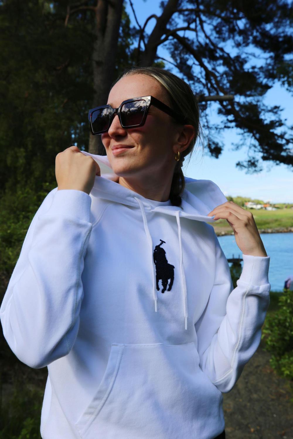 Polo Ralph Lauren College hoodie - Fleecewhite