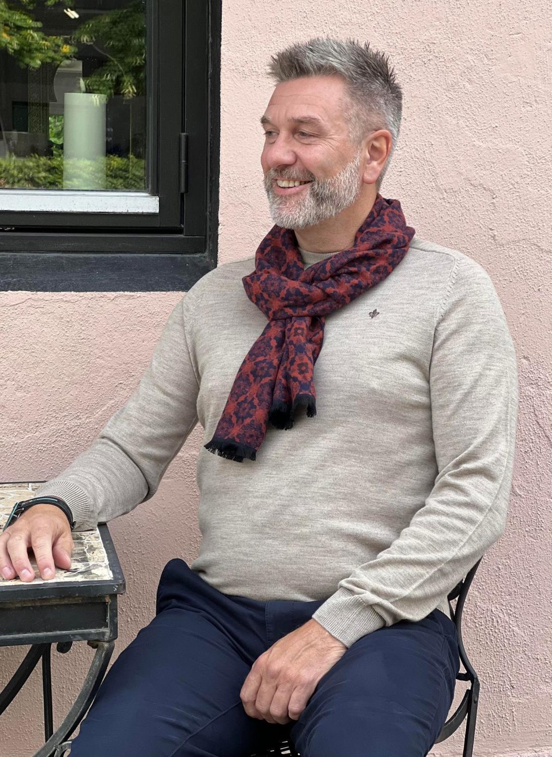 Morris Merino Oneck pullover - Khaki