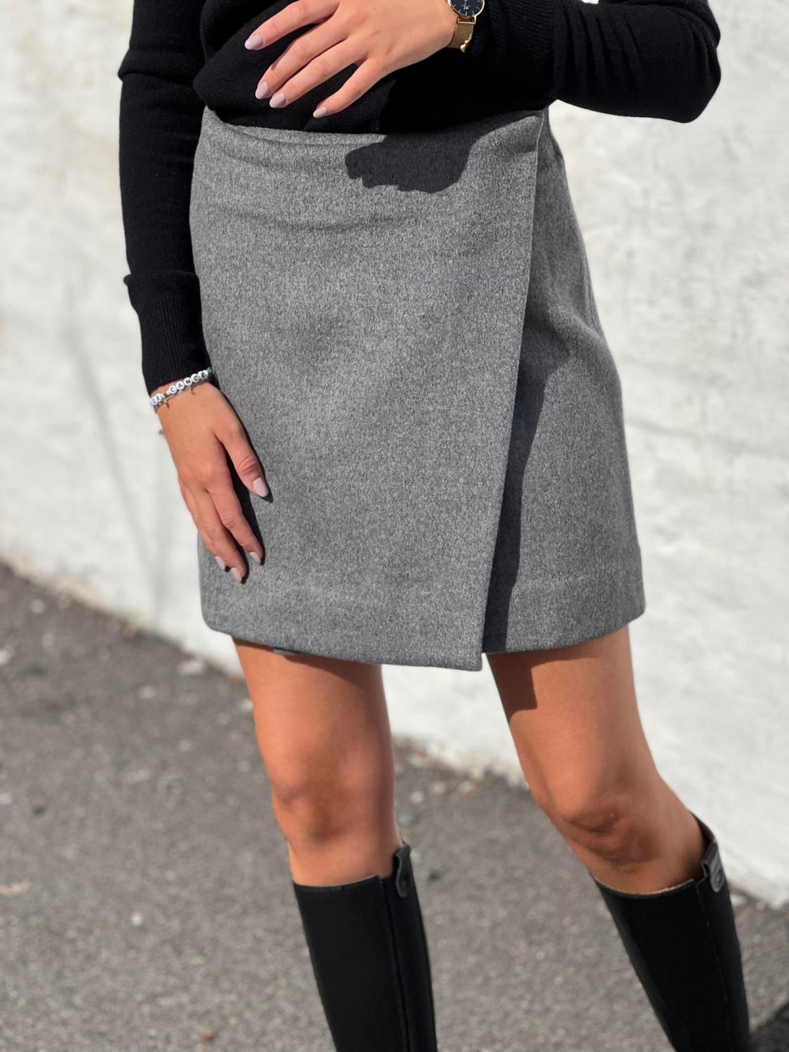 Holzweiler Erina Wool skirt - Grey