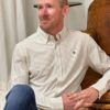 Morris Ivory BD Striped Jersey shirt - Khaki