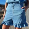 Ella&il Malina denim shorts - Blue Denim