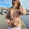 Ella&il Fredrikke Chunky cardigan - Beige